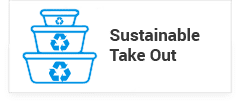 sustainable takeout icon