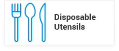 disposable utensils icon