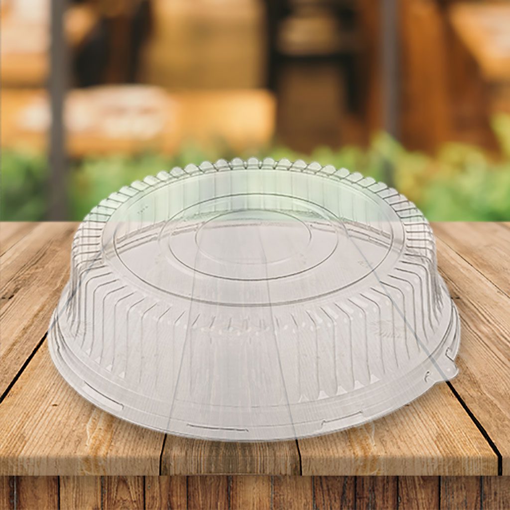 10 PACK OF 30" LARGE CLEAR DISPOSABLE DELI TRAY COVERS FREE SHIPPING 