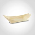 Medium Wooden Boat - 3.5oz 5 x 3 x 1.3 inches