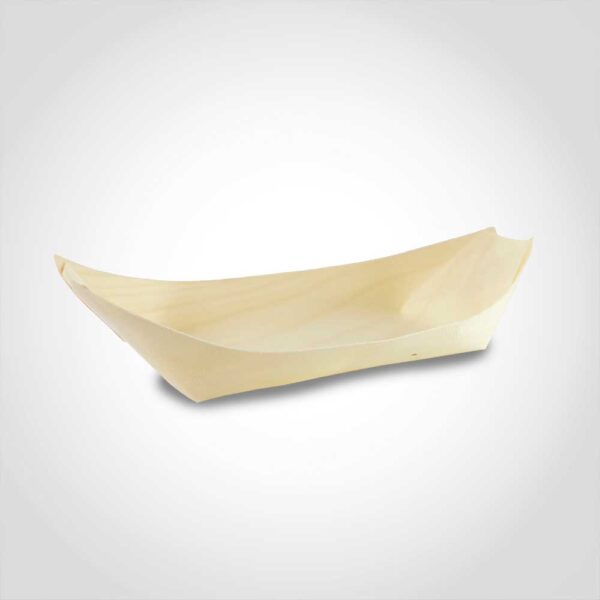 Medium Wooden Boat - 3.5oz 5 x 3 x 1.3 inches
