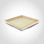 Heavy Duty Wooden Tray 12.2 x 12.2 x 1.5 inches