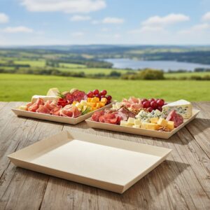 Heavy Duty Wooden Tray Extra large with Deli tray