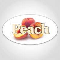 Peach Label Closeout - 1 roll of 500 (590659)