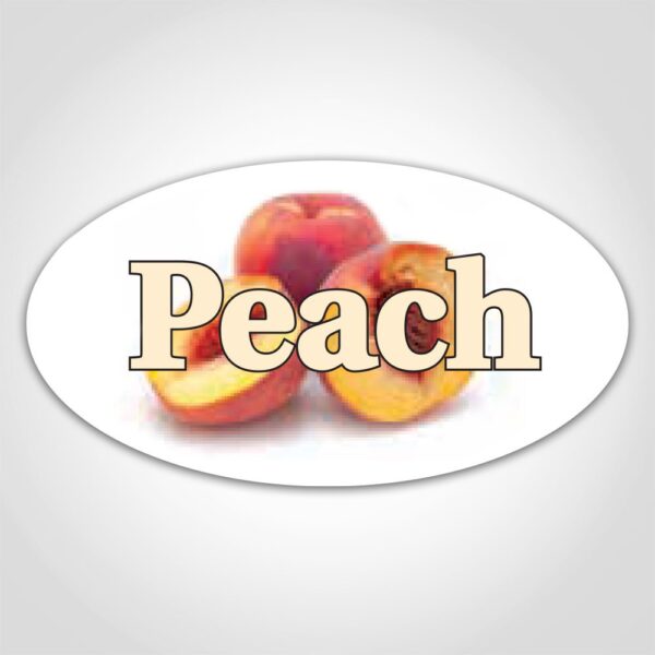 Peach Label Closeout - 1 roll of 500 (590659)