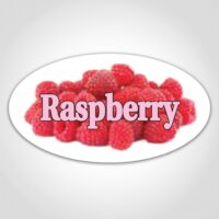 Raspberry Label Closeout - 1 roll of 500 (590660)