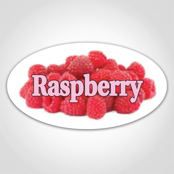 Raspberry Label Closeout - 1 roll of 500 (590660)