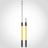 Mop Handle For Microfiber Pads - Quick Connect Yellow Telescopic 20-40 inch