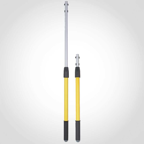 Mop Handle For Microfiber Pads - Quick Connect Yellow Telescopic 20-40 inch