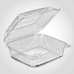 Essentials Visibly Fresh Take out Clamshell 8 x 7 x 3.25 inch