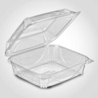 Essentials Visibly Fresh Take out Clamshell 8 x 7 x 3.25 inch