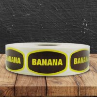 Banana Label - 1 roll of 1000 (568006)