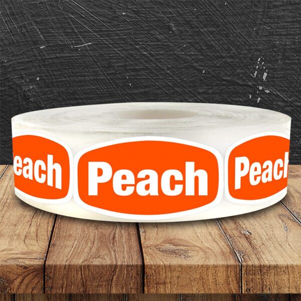 Peach Label - 1 roll of 1000 (568061)