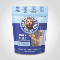 Pro Bakery Bites Doggie Treats PB&J Blueberry Flavor 8oz - 12 PACK (48201)