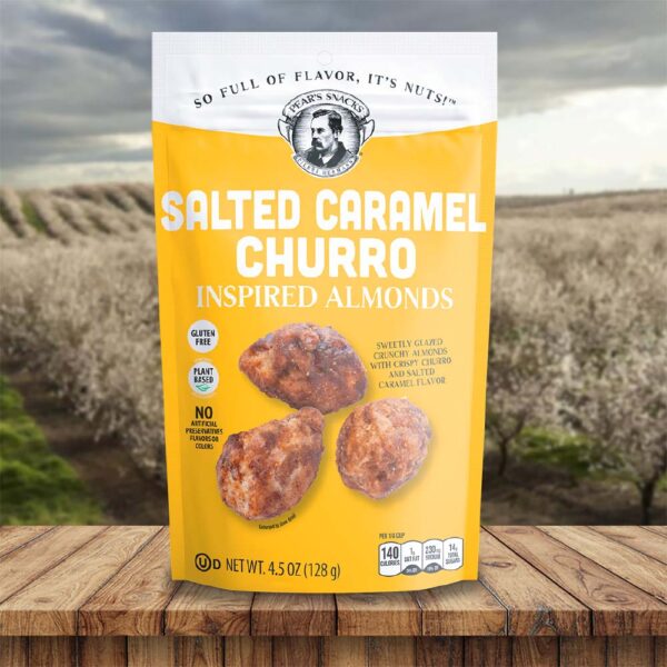 Salted Caramel Churro Almonds 4.5oz - 6 PACK (47222)