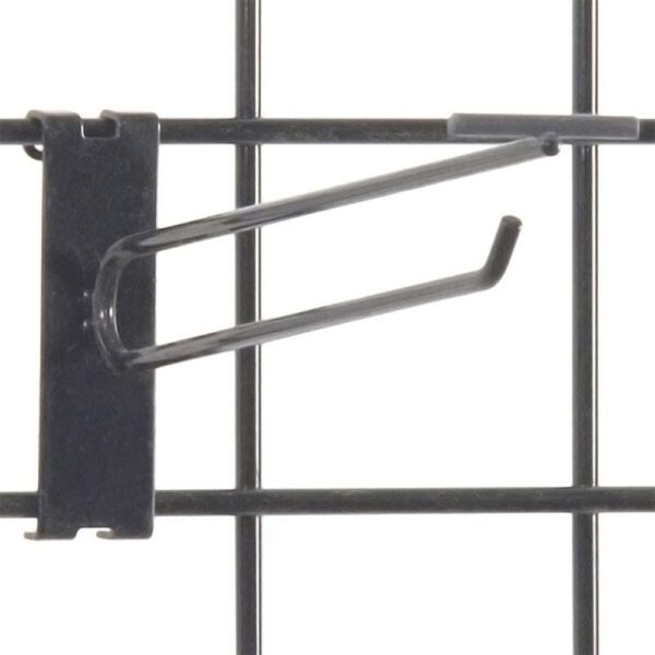 Gridwall Scanner Hook 8" - Black - 100 PACK (340089)