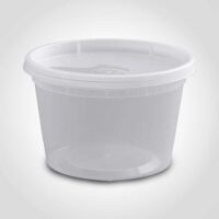 Deli Container Heavy Duty 16oz with Clear Lid