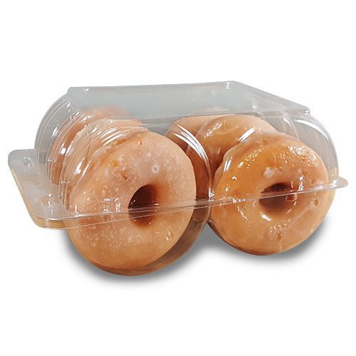 Dozen Donut Plastic Container - 200/Case