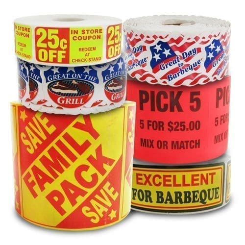 Promotional stickers