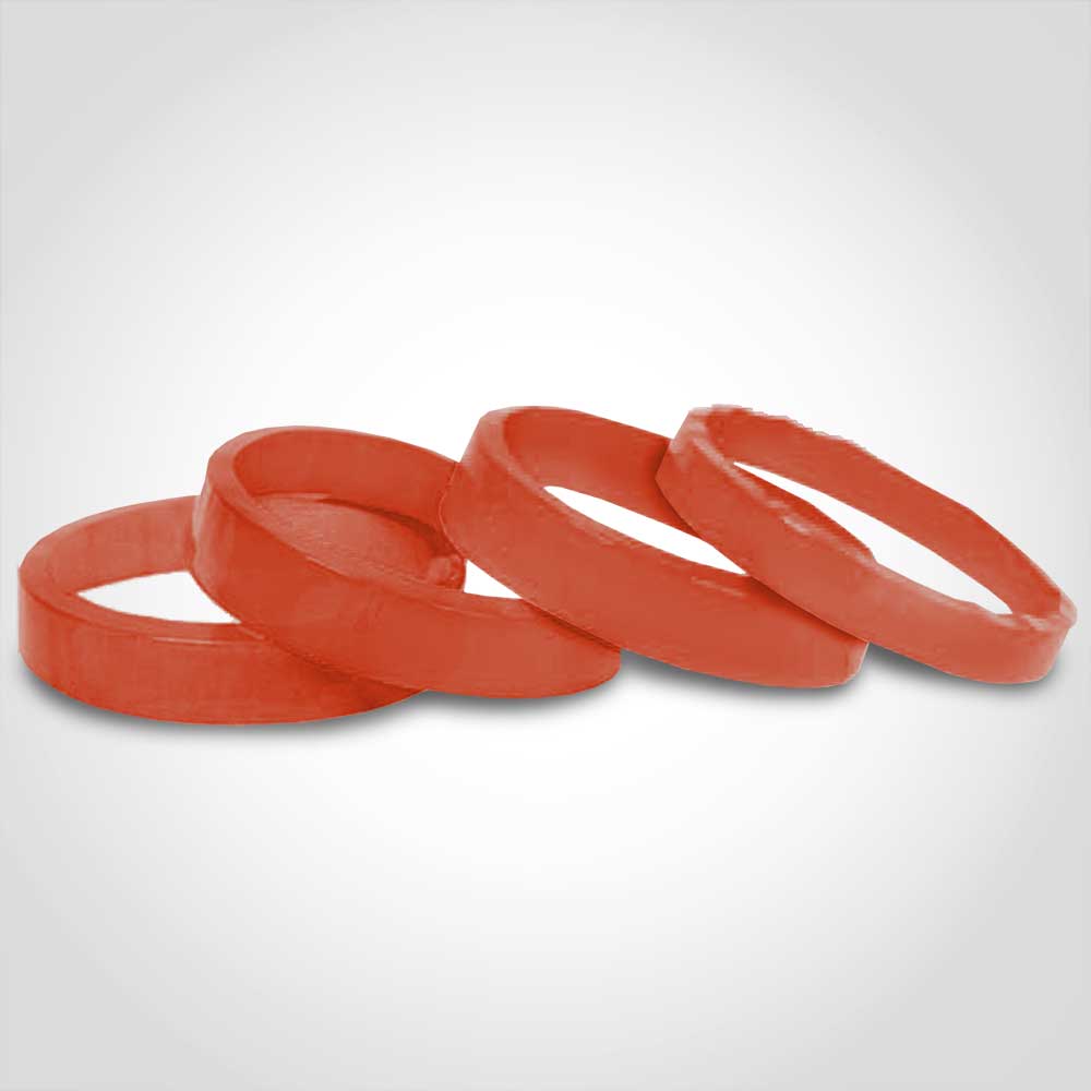 Shrink Bands for Food Containers Shrink Bands 4.5 inch Red