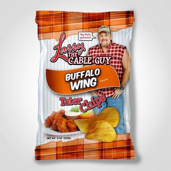 Larry The Cable Guy Buffalo Wing & Blue Cheese Chips 3.5oz - 12PK