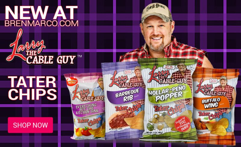 Larry the Cable Guy New Chips at Brenmarco