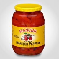 Mancini Roasted Sweet Red Peppers 32oz Jar - 12 PACK (49913)