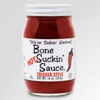 Bone Suckin Sauce Hot Thicker Style BBQ Sauce