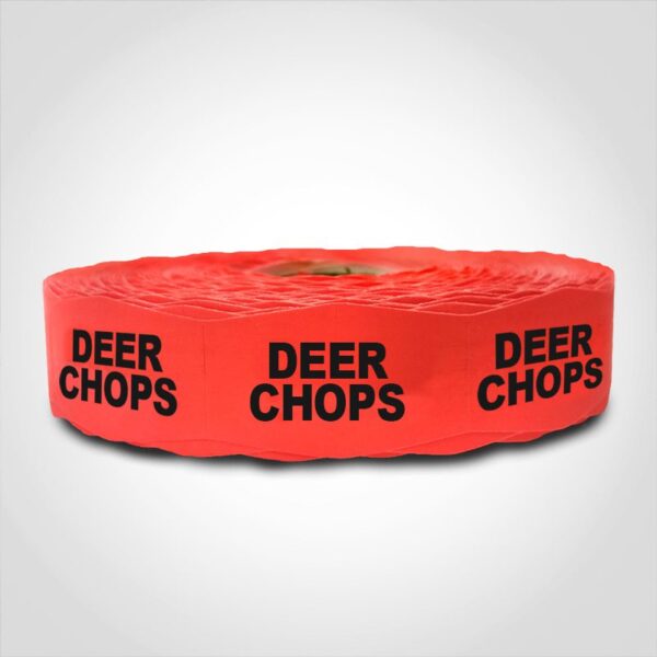 Deer Chops Label - 1000 Pack (590915)