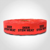 Deer Stew Meat Label - 1000 Pack (590914)