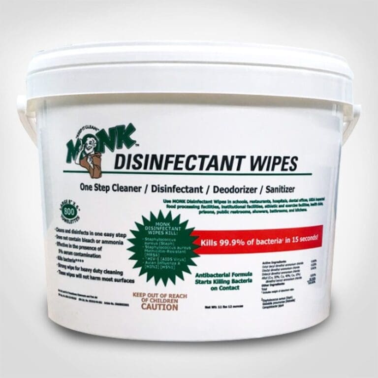 Monk Disinfectant Wipes Bucket 2 PACK Closeout Priced