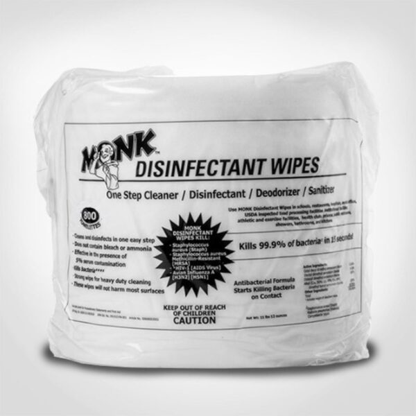Monk Disinfectant Wipes Refills 4 PACK (610031)