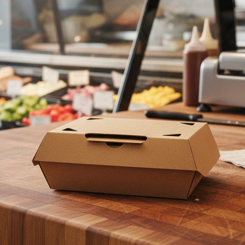 261479-5 #ReadyFresh® Vented Hot Snack Container Large
