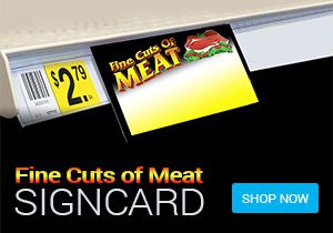 shop meat sign cards butcher supplies
