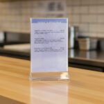 Y-Style Sign Holder 4" x 6" for countertops