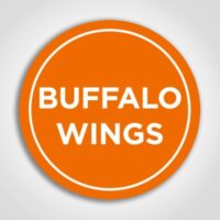 Buffalo Wings Labels - 1 roll of 1000 (520163)