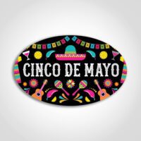 Cinco De Mayo Labels- 1 roll of 500 (590956)
