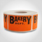 bakery department sticker with room to write