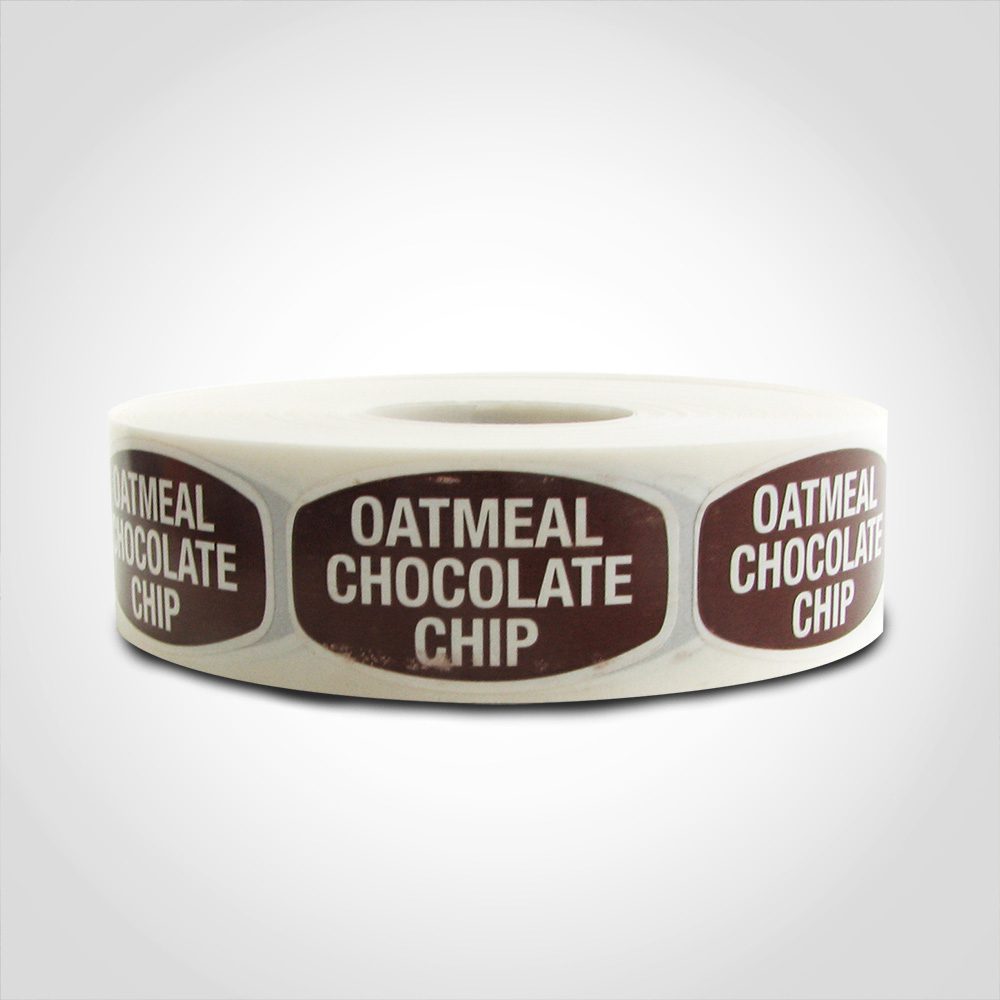 Oatmeal Chocolate Chip Label - 1 roll of 1000 (580120)