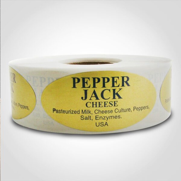 Pepper Jack Label - 1 roll of 500 (500291)
