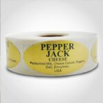 pepper jack sticker label