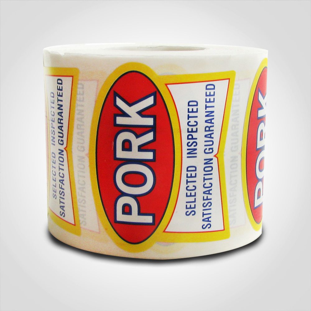 Pork Label - 1 roll of 500 (500487)