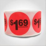 pricing sticker $1.69