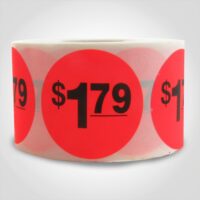 $1.79 Pricing Label - 1 roll of 500 (500021)