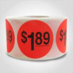 pricing sticker $1.89