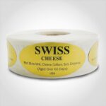 swiss cheese sticker label