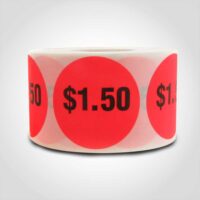 $1.50 Pricing Label - 500 Pack (500663)