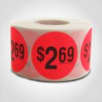 $2.69 pricing label sticker