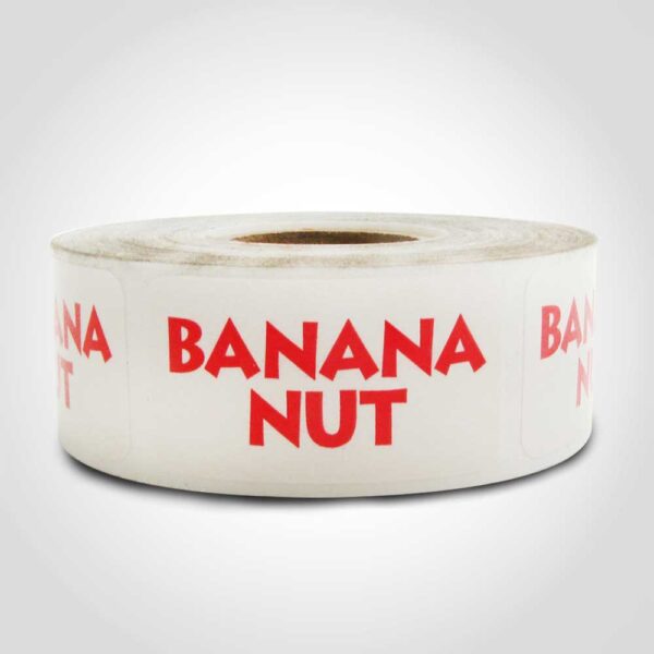 Banana Nut Label - 1 roll of 500 (569006)