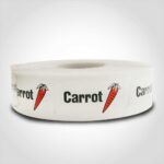 Carrot Sticker Labels